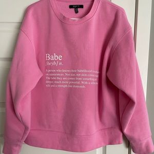 Brunette the label Babe sweater s/m